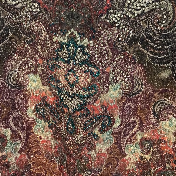 Beautiful sparkling vintage Reba sweater blouse - Picture 2 of 7